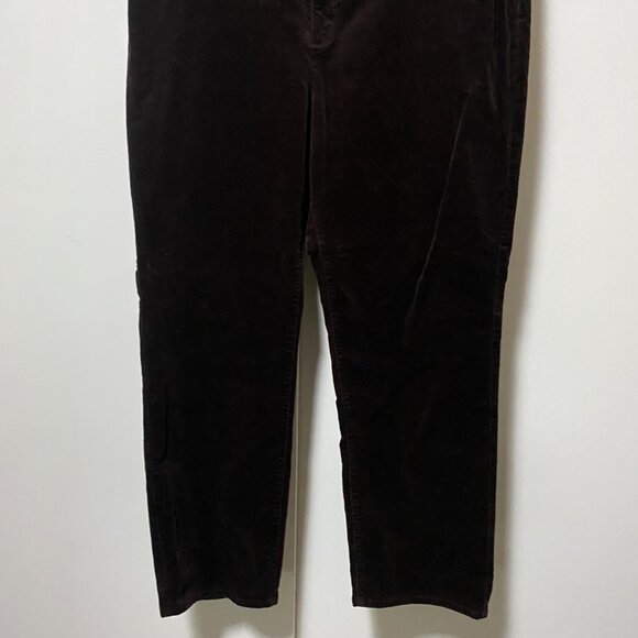 Charter Club Woman, Pop Fit, Lexington straight, brown corduroy pants, size 22W - Picture 10 of 15